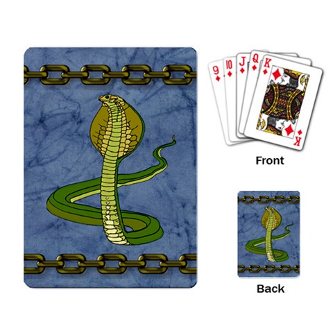 Cobra Playing Cards Single Design from ArtsNow.com Back