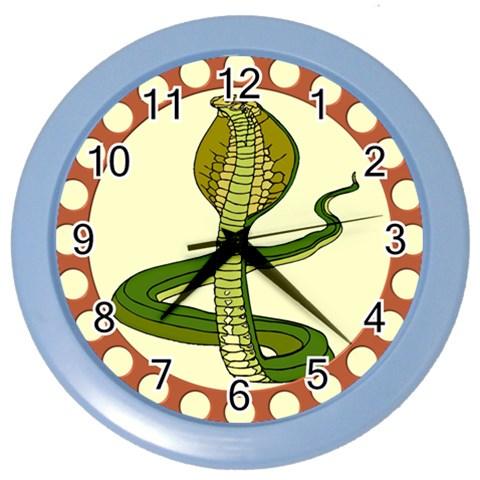 Cobra Color Wall Clock from ArtsNow.com Front