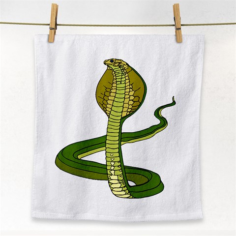 Cobra Face Towel from ArtsNow.com Front