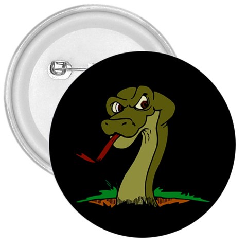 Snake 3  Button from ArtsNow.com Front