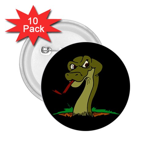 Snake 2.25  Button (10 pack) from ArtsNow.com Front
