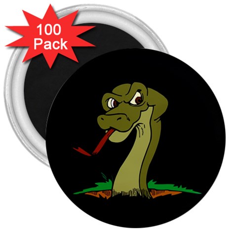 Snake 3  Magnet (100 pack) from ArtsNow.com Front