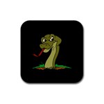 Snake Rubber Square Coaster (4 pack)
