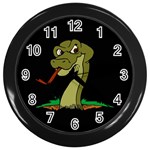 Snake Wall Clock (Black)