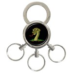 Snake 3-Ring Key Chain
