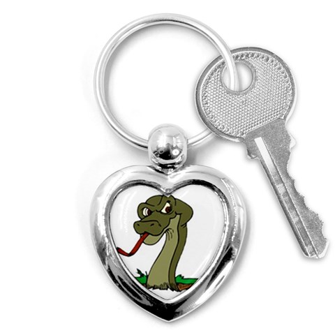 Snake Key Chain (Heart) from ArtsNow.com Front