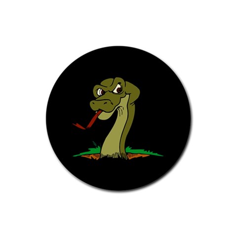 Snake Rubber Coaster (Round) from ArtsNow.com Front