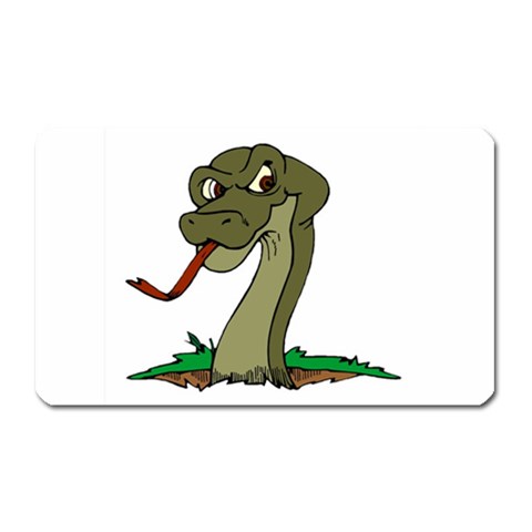 Snake Magnet (Rectangular) from ArtsNow.com Front