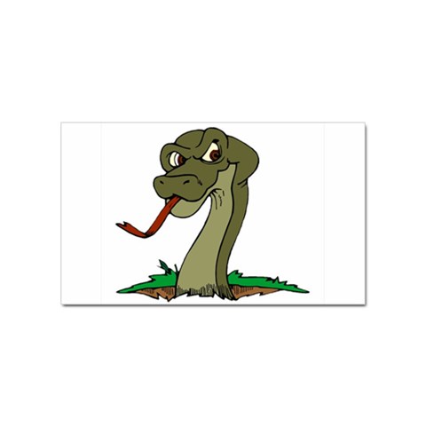 Snake Sticker Rectangular (10 pack) from ArtsNow.com Front