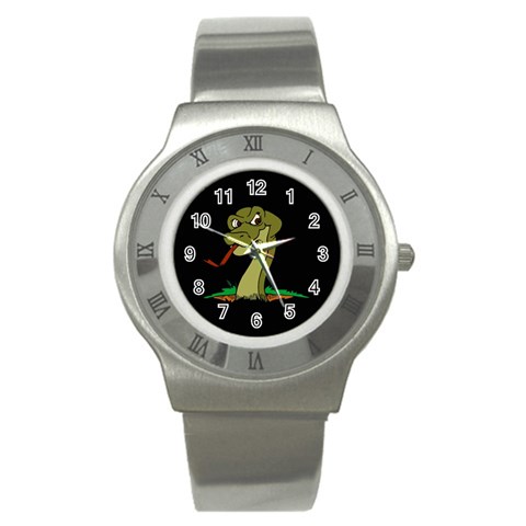Snake Stainless Steel Watch from ArtsNow.com Front