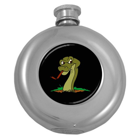 Snake Hip Flask (5 oz) from ArtsNow.com Front