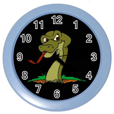 Snake Color Wall Clock from ArtsNow.com Front
