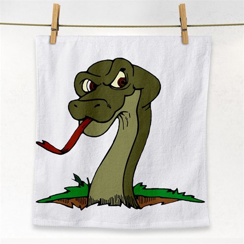 Snake Face Towel from ArtsNow.com Front