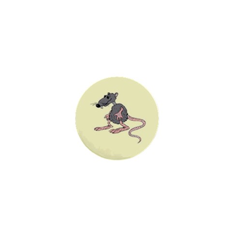 Rat 1  Mini Button from ArtsNow.com Front