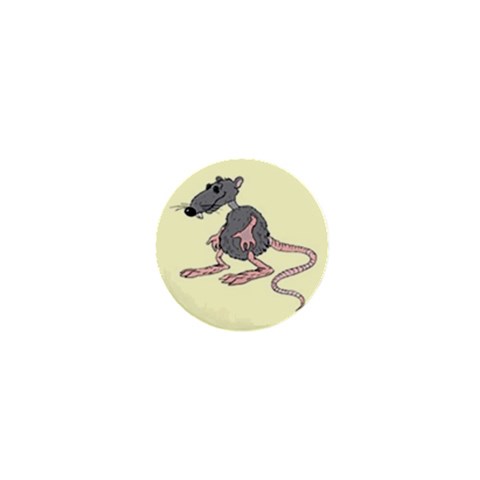 Rat 1  Mini Magnet from ArtsNow.com Front