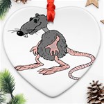 Rat Ornament (Heart)