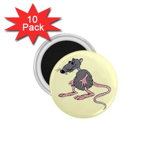 Rat 1.75  Magnet (10 pack)  from ArtsNow.com Front