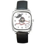 Rat Square Metal Watch