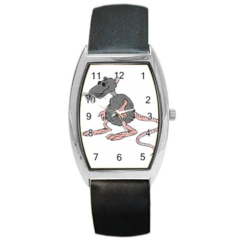 Rat Barrel Style Metal Watch from ArtsNow.com Front