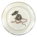 Rat Porcelain Plate