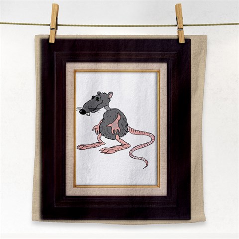 Rat Face Towel from ArtsNow.com Front