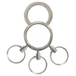Cute Kittens 3-Ring Key Chain