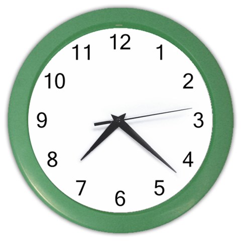 Cute Kittens Color Wall Clock from ArtsNow.com Front