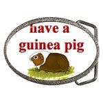 Guinea pig Belt Buckle