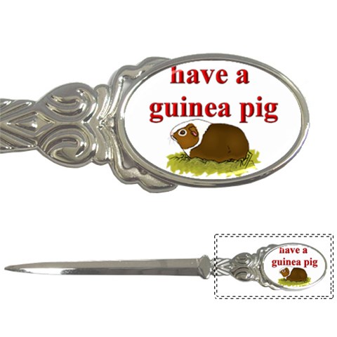 Guinea pig Letter Opener from ArtsNow.com Front