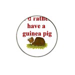 Guinea pig Hat Clip Ball Marker (10 pack)