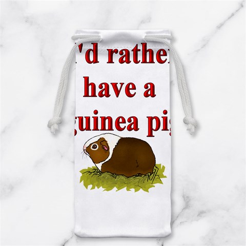 Guinea pig Jewelry Bag from ArtsNow.com Front
