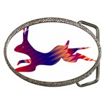 Racing rabbit Belt Buckle