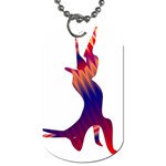 Racing rabbit Dog Tag (One Side)