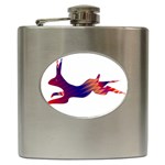 Racing rabbit Hip Flask (6 oz)