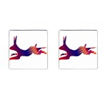 Racing rabbit Cufflinks (Square)