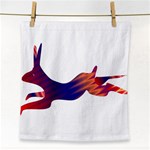 Racing rabbit Face Towel