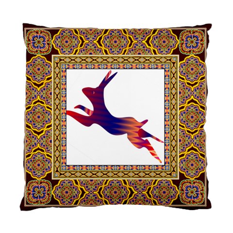 Racing rabbit Cushion Case (Two Sides) from ArtsNow.com Back