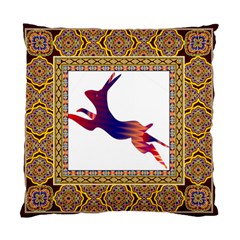 Racing rabbit Cushion Case (Two Sides) from ArtsNow.com Back