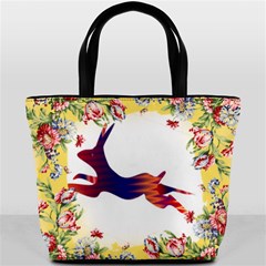 Racing rabbit Bucket Bag from ArtsNow.com Front