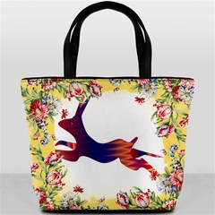 Racing rabbit Bucket Bag from ArtsNow.com Back