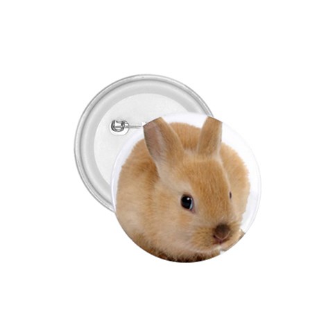 Cute bunny 1.75  Button from ArtsNow.com Front