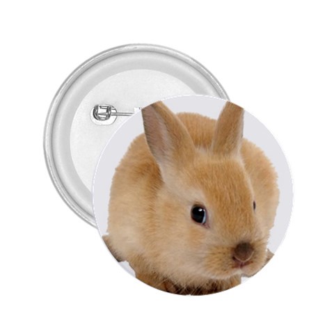 Cute bunny 2.25  Button from ArtsNow.com Front