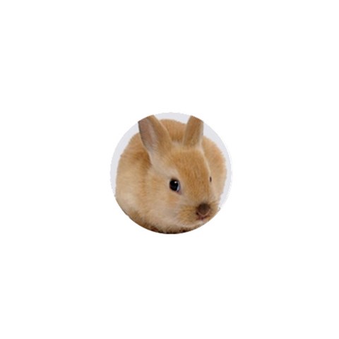 Cute bunny 1  Mini Button from ArtsNow.com Front