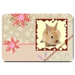 Cute bunny Large Doormat