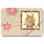 Cute bunny Large Doormat