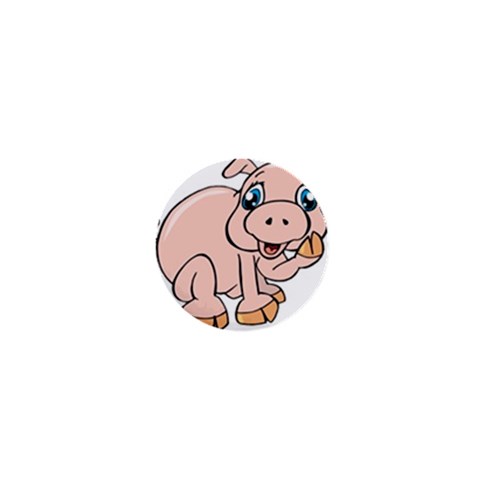 Piggy 1  Mini Magnet from ArtsNow.com Front