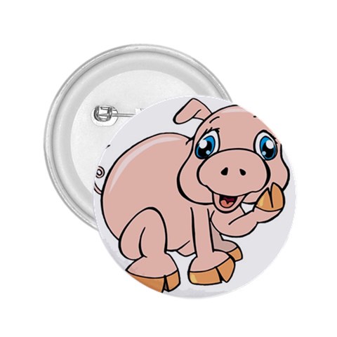 Piggy 2.25  Button from ArtsNow.com Front