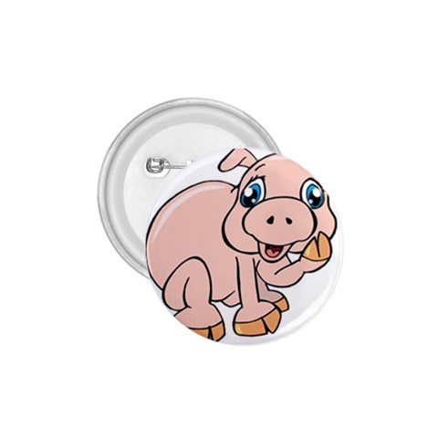 Piggy 1.75  Button from ArtsNow.com Front