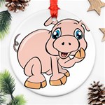 Piggy Ornament (Round)
