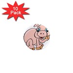 Piggy 1  Mini Magnet (10 pack) 